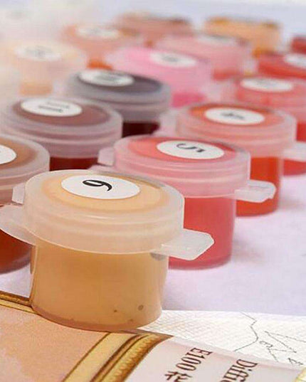 Whimsical Watercolor Canine Canvas Kit - Create Your Own Swimming Dog Masterpiece