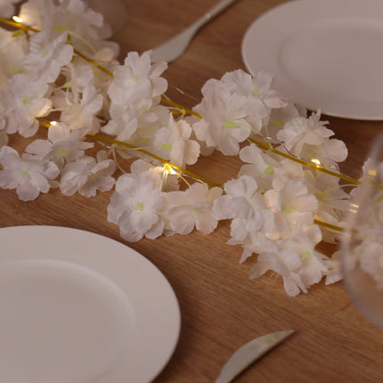 AliKopy 20 LED Cherry Blossom Fairy String Lights - Battery Operated,