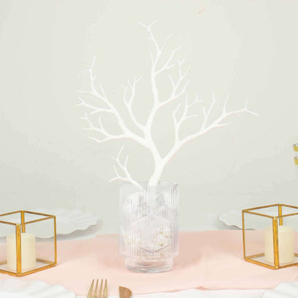 AliKopy 10-Pack White Artificial Manzanita Branches - 14" for Centerpi