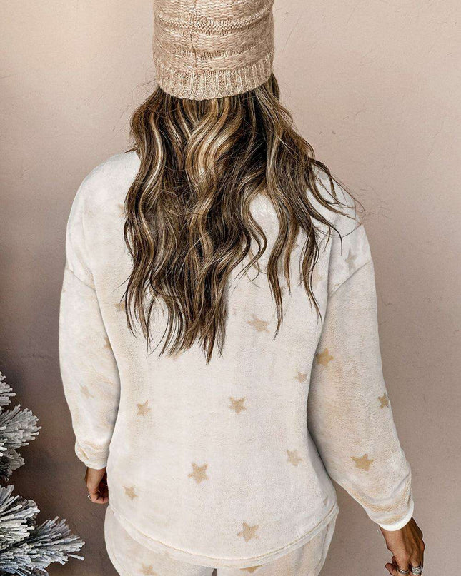 Starlit Serenity Plush Lounge Set