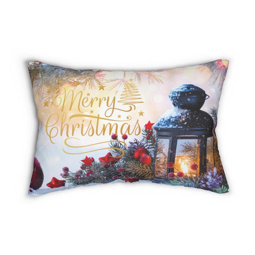Cozy Christmas Lumbar Pillow Set with Insert - Festive Home Accent