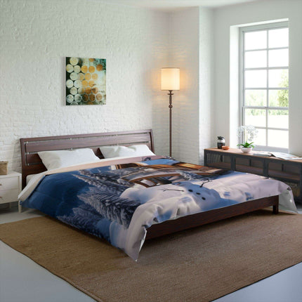 Winter Bliss Premium Polyester Snuggle Blanket - Luxurious Comfort for Chilly Nights - Superior Quality