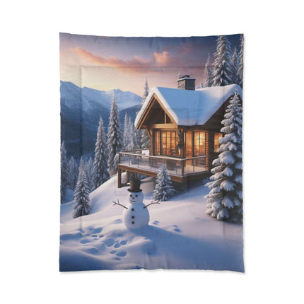 Winter Bliss Premium Polyester Snuggle Blanket - Luxurious Comfort for Chilly Nights - Superior Quality