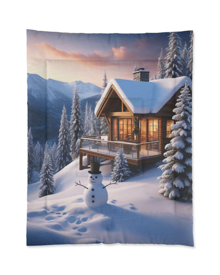 Winter Bliss Premium Polyester Snuggle Blanket - Luxurious Comfort for Chilly Nights - Superior Quality