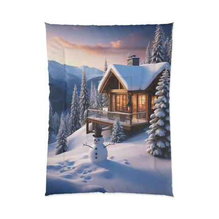 Winter Bliss Premium Polyester Snuggle Blanket - Luxurious Comfort for Chilly Nights - Superior Quality
