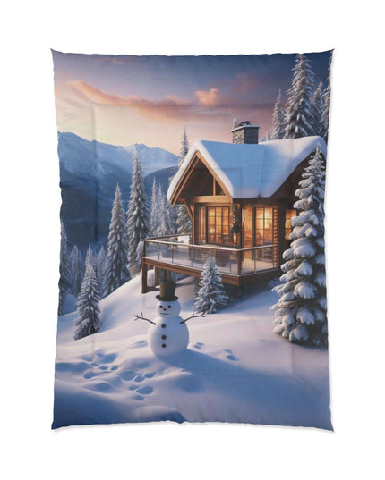 Winter Bliss Premium Polyester Snuggle Blanket - Luxurious Comfort for Chilly Nights - Superior Quality