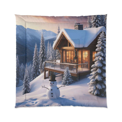 Winter Bliss Premium Polyester Snuggle Blanket - Luxurious Comfort for Chilly Nights - Superior Quality