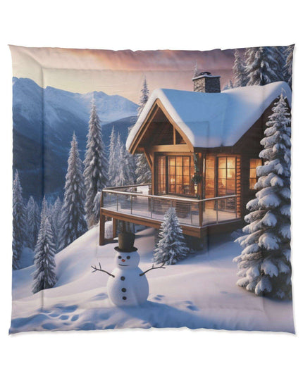 Winter Bliss Premium Polyester Snuggle Blanket - Luxurious Comfort for Chilly Nights - Superior Quality