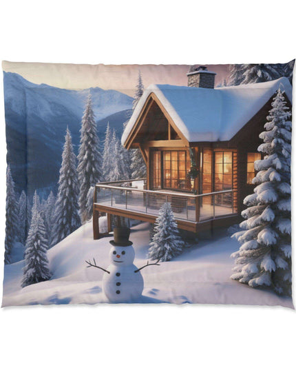Winter Bliss Premium Polyester Snuggle Blanket - Luxurious Comfort for Chilly Nights - Superior Quality