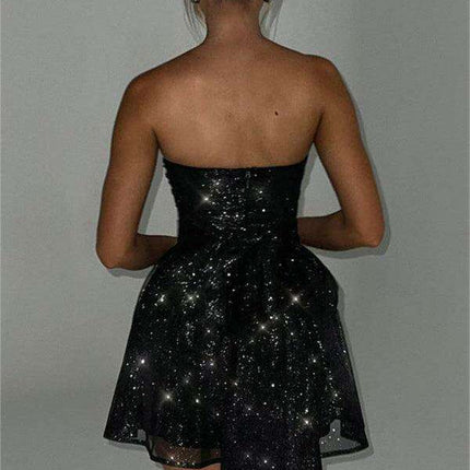 Chic Sleeveless Wrap Dress with Trendy Dropped Shoulder Design