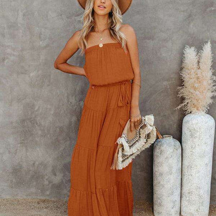 Chic Backless Lace Maxi Dress for Fashion-Forward Women