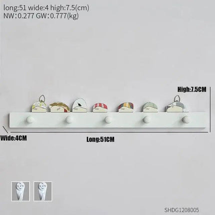 Sleek Wooden Key Holder - Stylish Rack for Organized Entryways