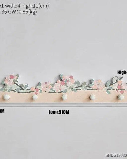 Sleek Wooden Key Holder - Stylish Rack for Organized Entryways