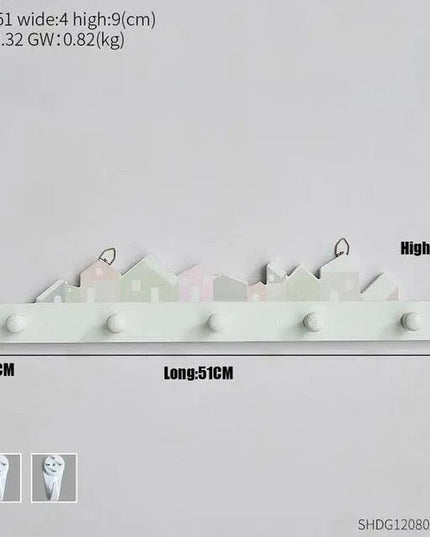 Sleek Wooden Key Holder - Stylish Rack for Organized Entryways