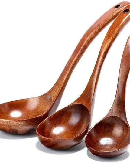 Artisan-Made Wooden Ladle Spoon for Gourmet Cooking