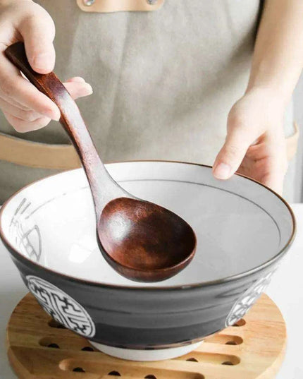 Artisan-Made Wooden Ladle Spoon for Gourmet Cooking