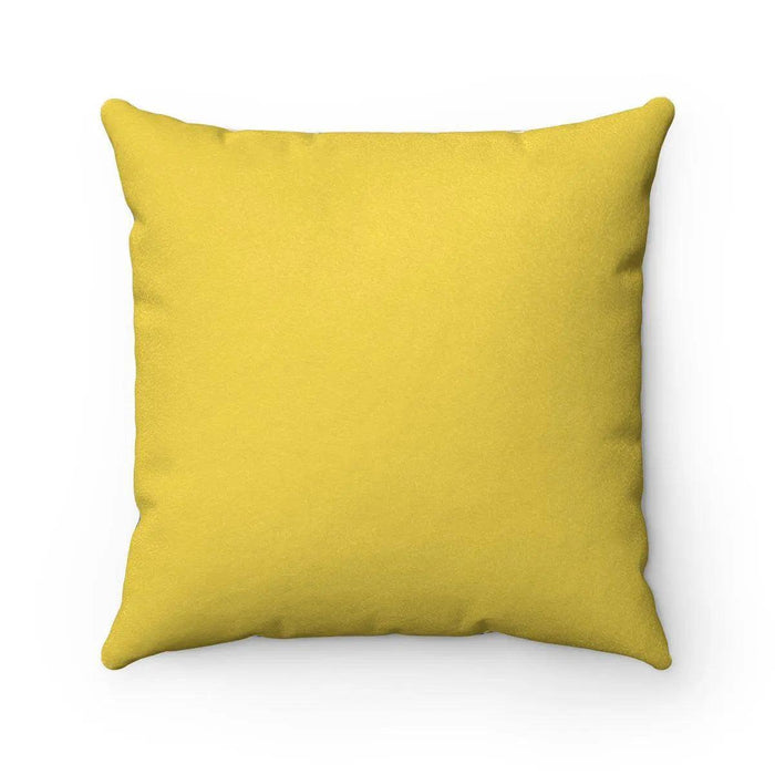 Yellow Duo Print Reversible Pillow Cover - Versatile Home Decor Upgrade
