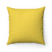 Yellow Duo Print Reversible Pillow Cover - Versatile Home Decor Upgrade