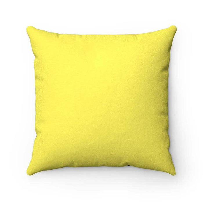 Reversible Yellow Tuscany Decorative Pillow with Insert
