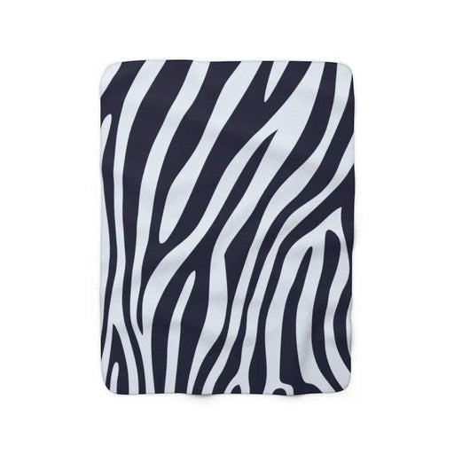 Zebra Sherpa Fleece Blanket