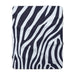 Zebra Print Sherpa Throw Blanket