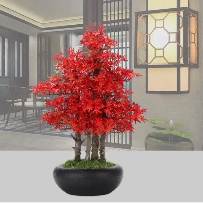 Tranquil Zen Oasis Faux Bonsai - Serene Elegance