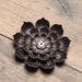 Zen Lotus Flower Incense Burner Set with Sandalwood Coil Base for Tranquility and Elegance