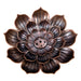 Zen Lotus Flower Incense Burner Holder Set with Sandalwood Coil Base for Serenity and Sophistication