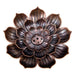 Zen Lotus Flower Incense Burner Holder Set with Sandalwood Coil Base for Serenity and Sophistication