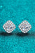 Square Moissanite Stud Earrings - Elegant Sterling Silver Jewelry