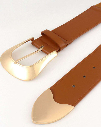 Elegant Stretchable PU Leather Belt for Effortless Chic