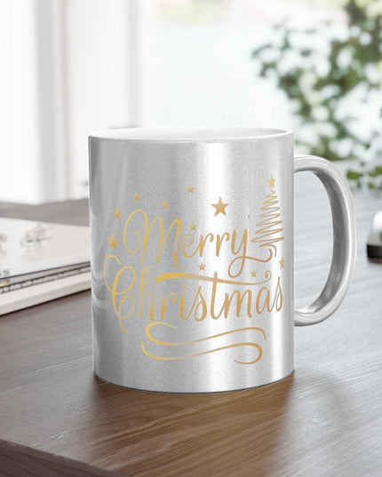 Glittering Celebration Metallic Mug Duo - Gold & Silver Edition