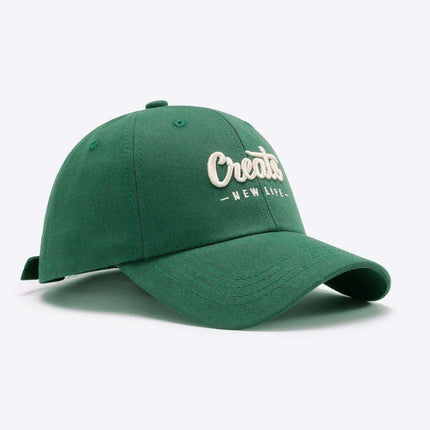 Customizable Cotton Baseball Cap: Trendy Sun Protection with Adjustable Fit