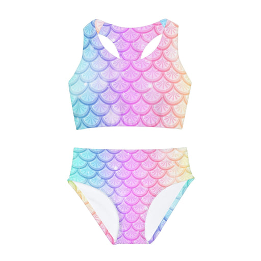 Mermaid Magic Two Piece Swimsuit for Little Girls