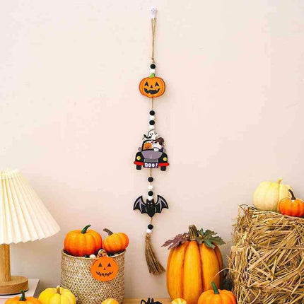 Spooky Haunted House Trio Hanging Ornaments for Halloween Decor