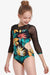 Beach Glam Printed Cutout One-Piece Swimsuit