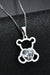 Luxurious Bear Pendant Necklace - Elegant and Timeless