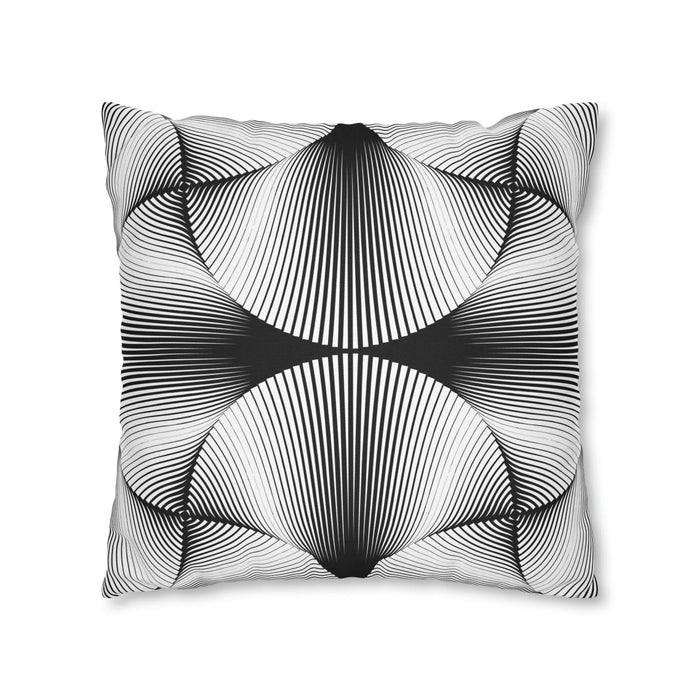 Customizable Spun Polyester Square Pillow Case - Elegant Personalized Home Decor Piece