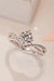 Luxurious Heart-Shaped Moissanite Ring with a Modern Twist