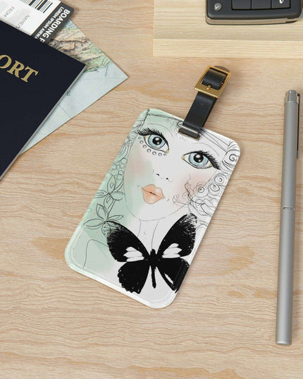 Luxury Customizable Acrylic Travel Tag Set for Frequent Flyers