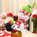 Enchanting Christmas Gnome Wine Bottle Sleeve