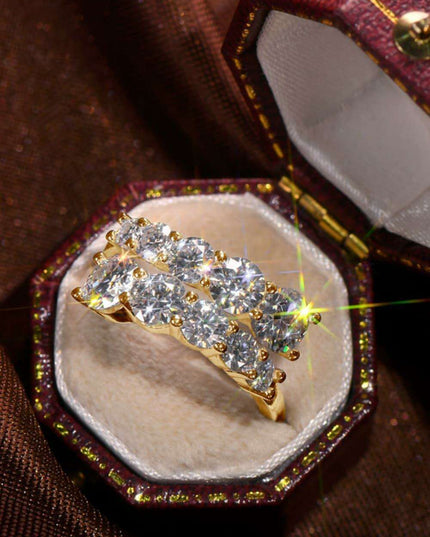 Sustainable Luxury: Lab-Created Diamond & Sterling Silver Ring