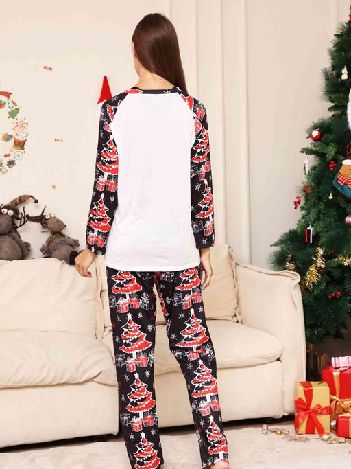 JOY TO THE WORLD Graphic Two-Piece Matching Set with Full Size Top and Bottom