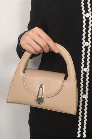 PU Leather Handbag-Trendsi-Sand-One Size-Très Elite