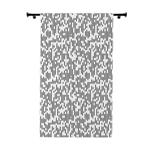 Maison d'Elite Modern Contemporary Vertical Stripes Window Curtains | Blackout Polyester | 50" x 84"