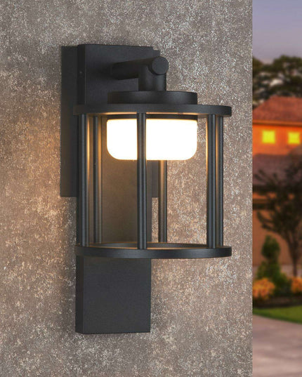 Transform Your Outdoor Ambiance with Our Stylish Aluminum LED Wall Lantern - Perfect Lighting Solution for Any Space