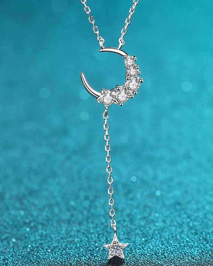 Celestial Symphony Moissanite Pendant Necklace