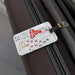 Elite Winter Holiday Luggage Tag by Maison d'Elite: Stylish and Secure Travel Companion