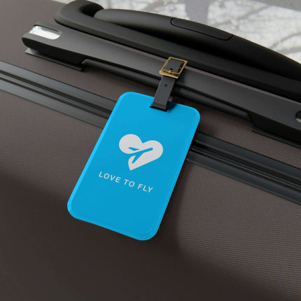 Personalized Peekaboo Acrylic Luggage Tag Set with Elegant Leather Strap - Must-Have Travel Accessory