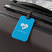 Customizable Peekaboo Acrylic Luggage Tag Set with Leather Strap